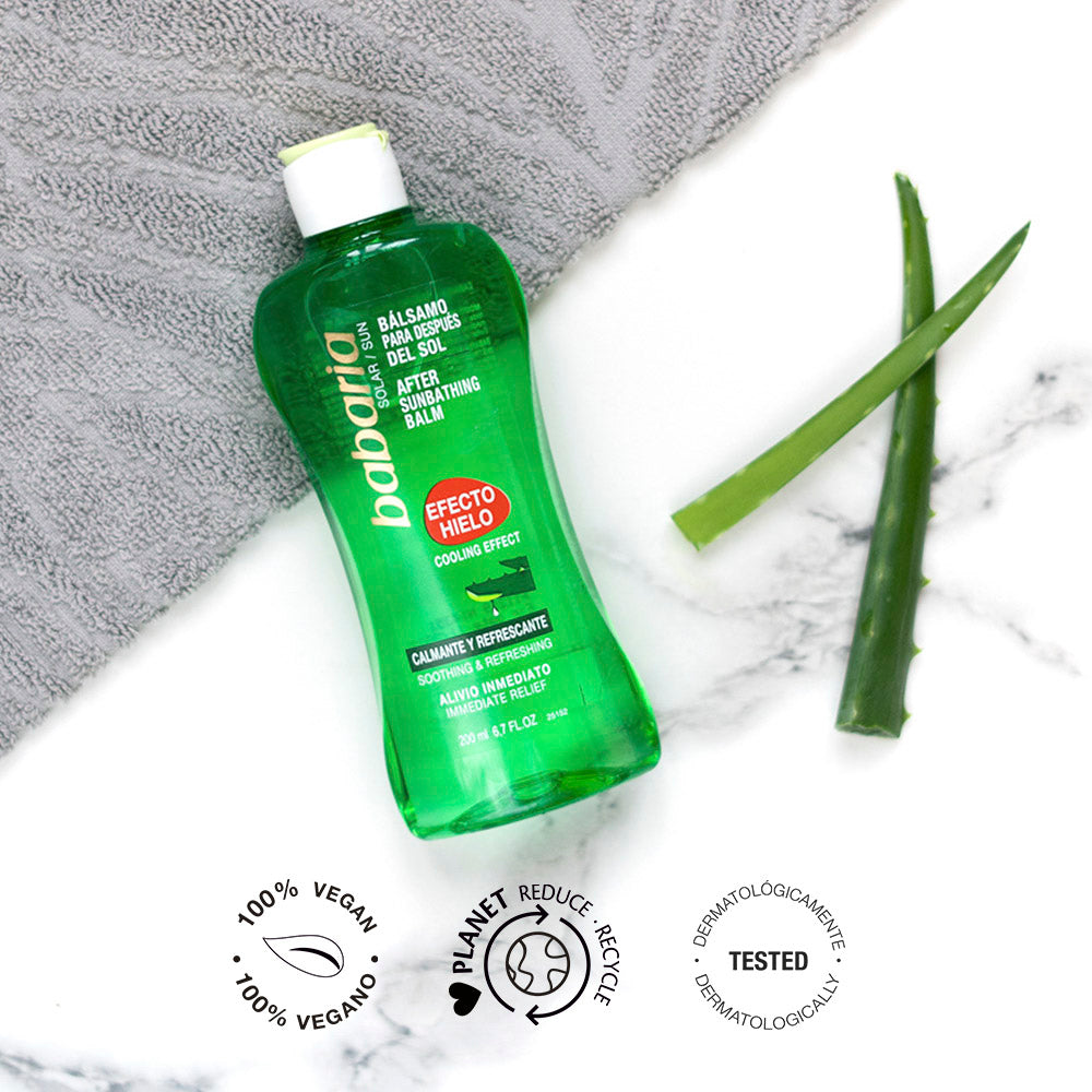 Babaria - After Sun Aloe Vera Effet Fraîcheur – Baume Apaisant & Hydratant