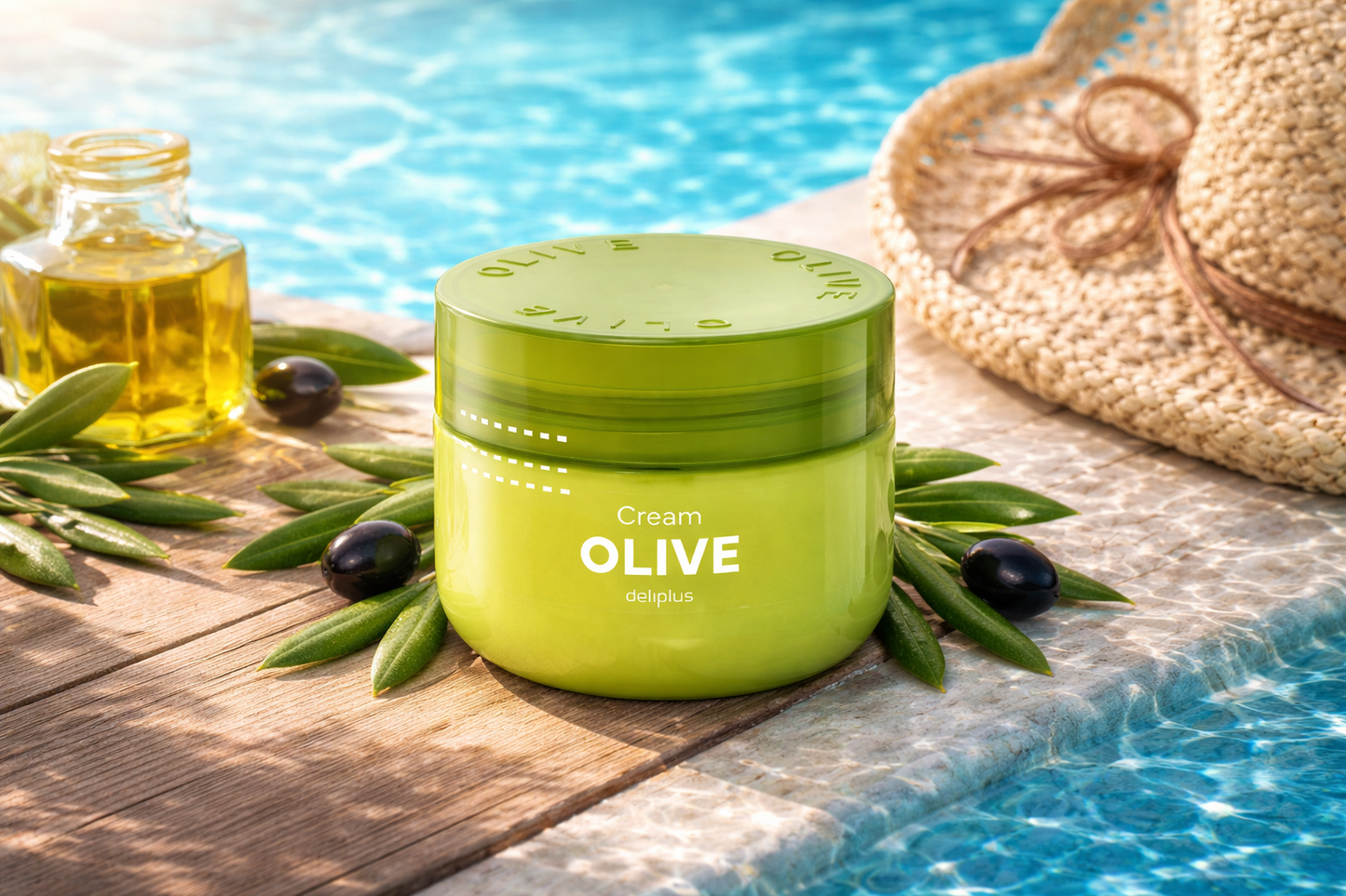 Deliplus - Crème Nourrissante à l’Huile d’Olive Deliplus