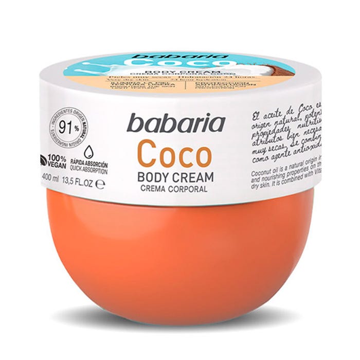 Babaria - Crème Corps à la Noix de Coco Espanova Store
