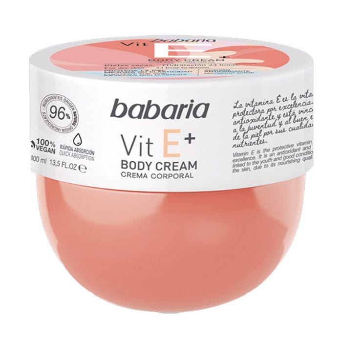 Babaria - Crème Corps Vitamine E+ Espanova Store