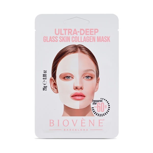 BIOVENE - Masque Visage Hydrogel Collagène Ultra-Deep Glass Skin