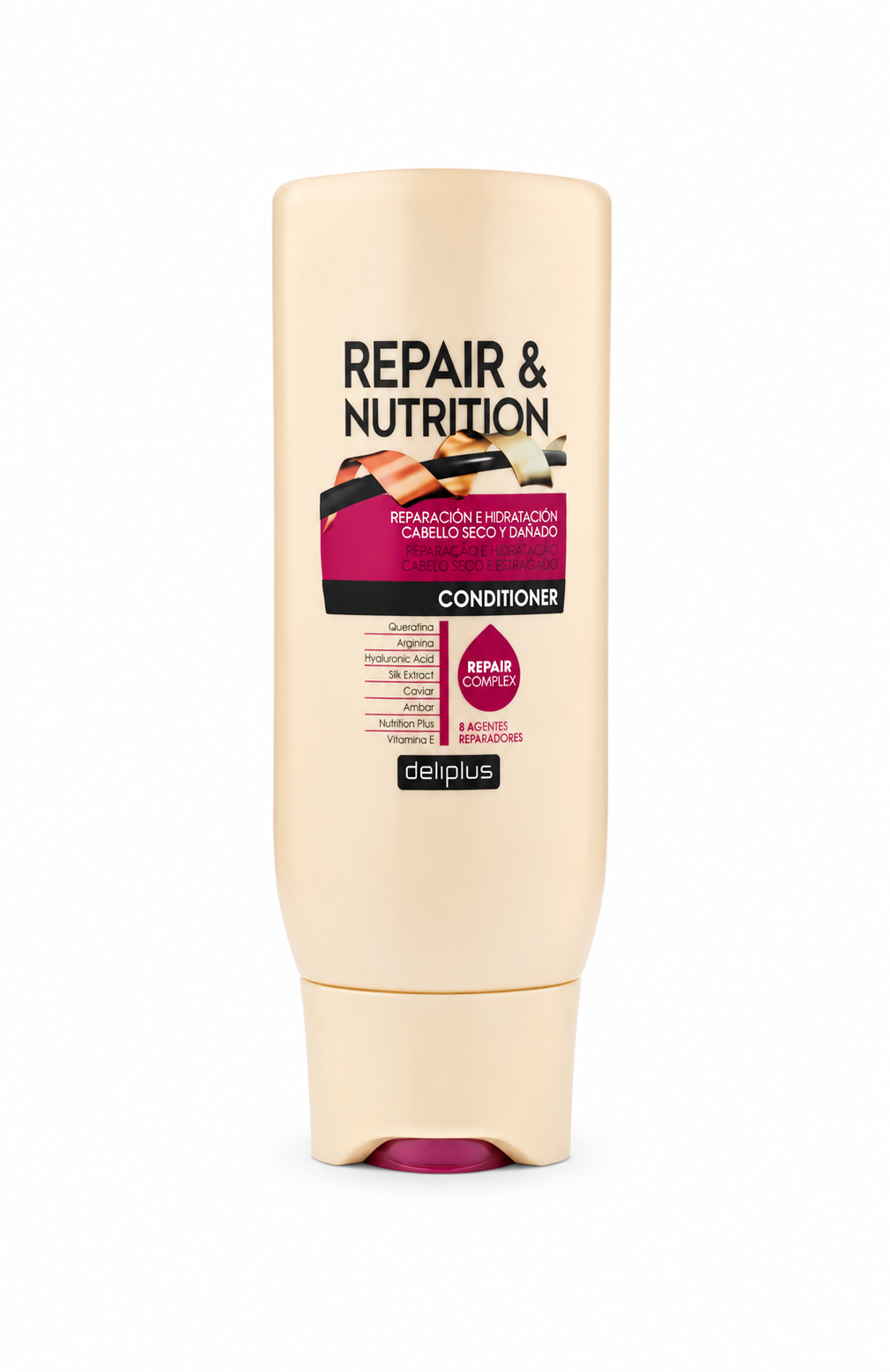 Deliplus - Routine Capillaire Repair & Nutrition - Cheveux Secs et Abîmés | 4 Produits