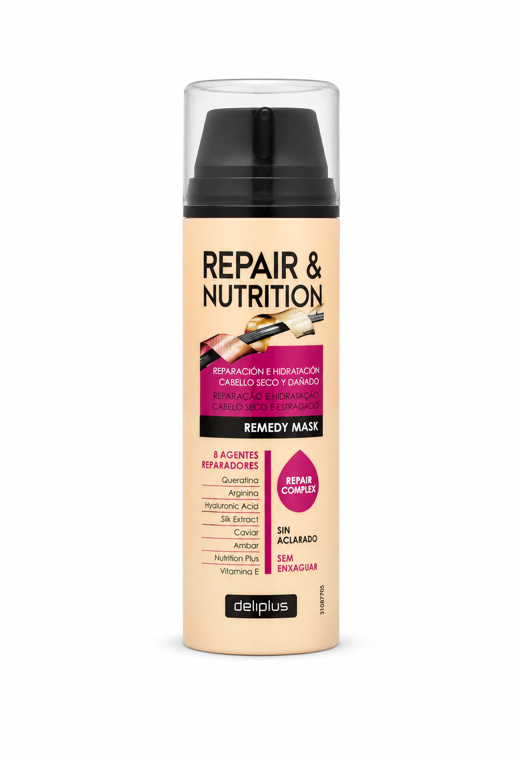 Deliplus - Routine Capillaire Repair & Nutrition - Cheveux Secs et Abîmés | 4 Produits