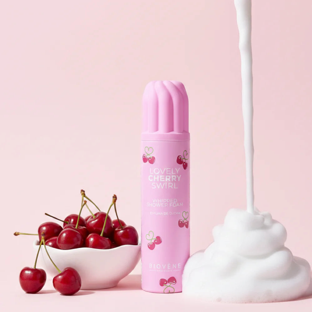 BIOVENE - Mousse de Douche Lovely Cherry Swirl Cerise Vanille