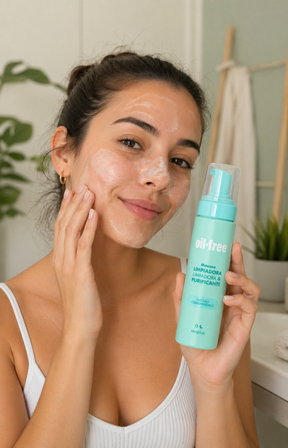 Deliplus - Mousse Nettoyante Visage Oil Free