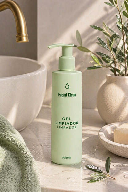 Deliplus - Gel Nettoyant Visage Facial Clean