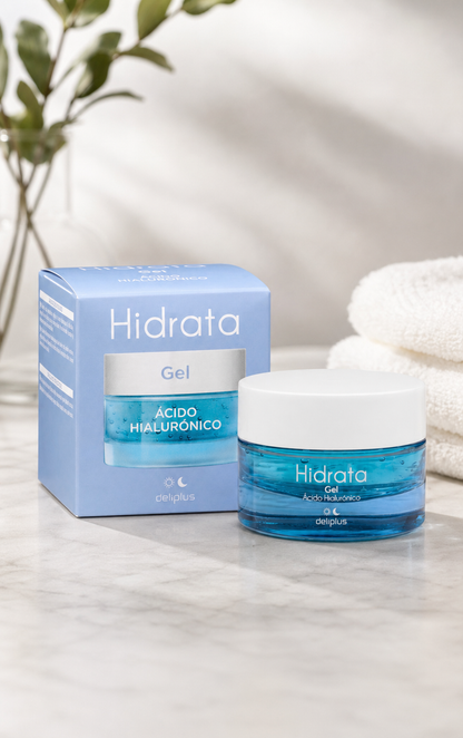 Deliplus – Gel Facial à l’Acide Hyaluronique Hydratant et Repulpant