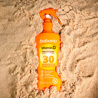 Babaria - Spray Solaire SPF 30 Vitamine D & Niacinamide