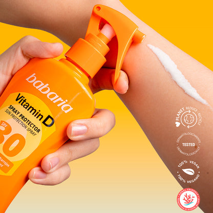 Babaria - Spray Solaire SPF 30 Vitamine D & Niacinamide