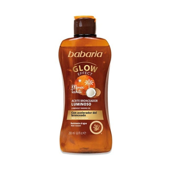 Babaria - Glow Effect Huile Bronzante en Gel Accélératrice au Monoï de Tahiti - Espanova Store