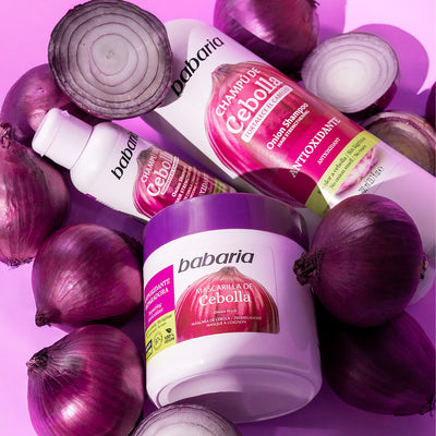 Babaria - Shampooing à l’Extrait d’Oignon Antioxydant Babaria