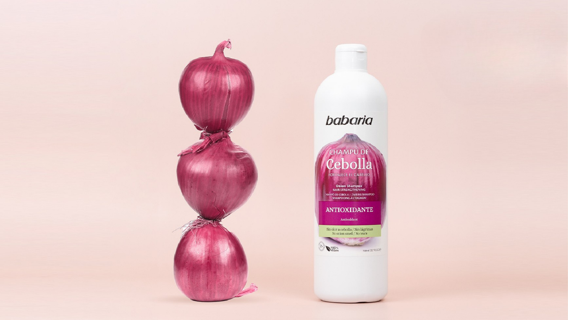 Babaria shampoing Oignon rouge
