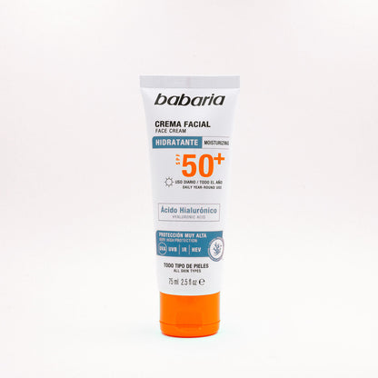 Babaria crème solaire visage SPF 50