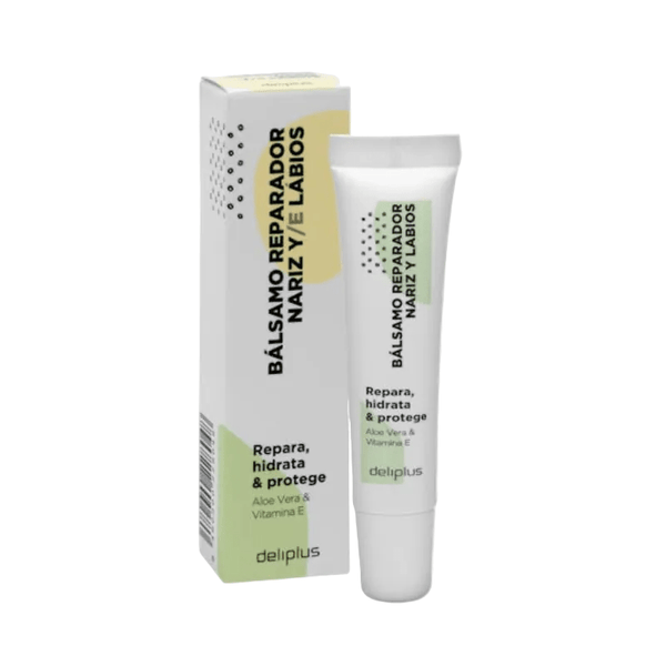 Deliplus - Baume réparateur nez et lèvres Aloe vera et Vitamine E - Espanova Store