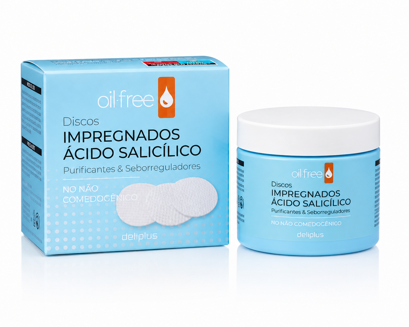 Deliplus - Disques exfoliants à l'acide salicylique Deliplus