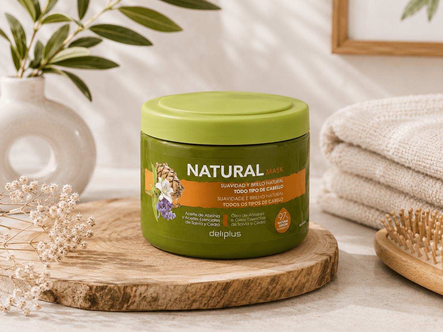 Deliplus - Masque Capillaire Naturel Huile d’Abyssinie - Espanova Store
