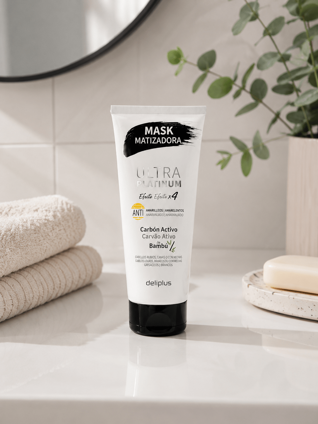 Deliplus - Masque Déjaunissant Ultra Platinum - Espanova Store