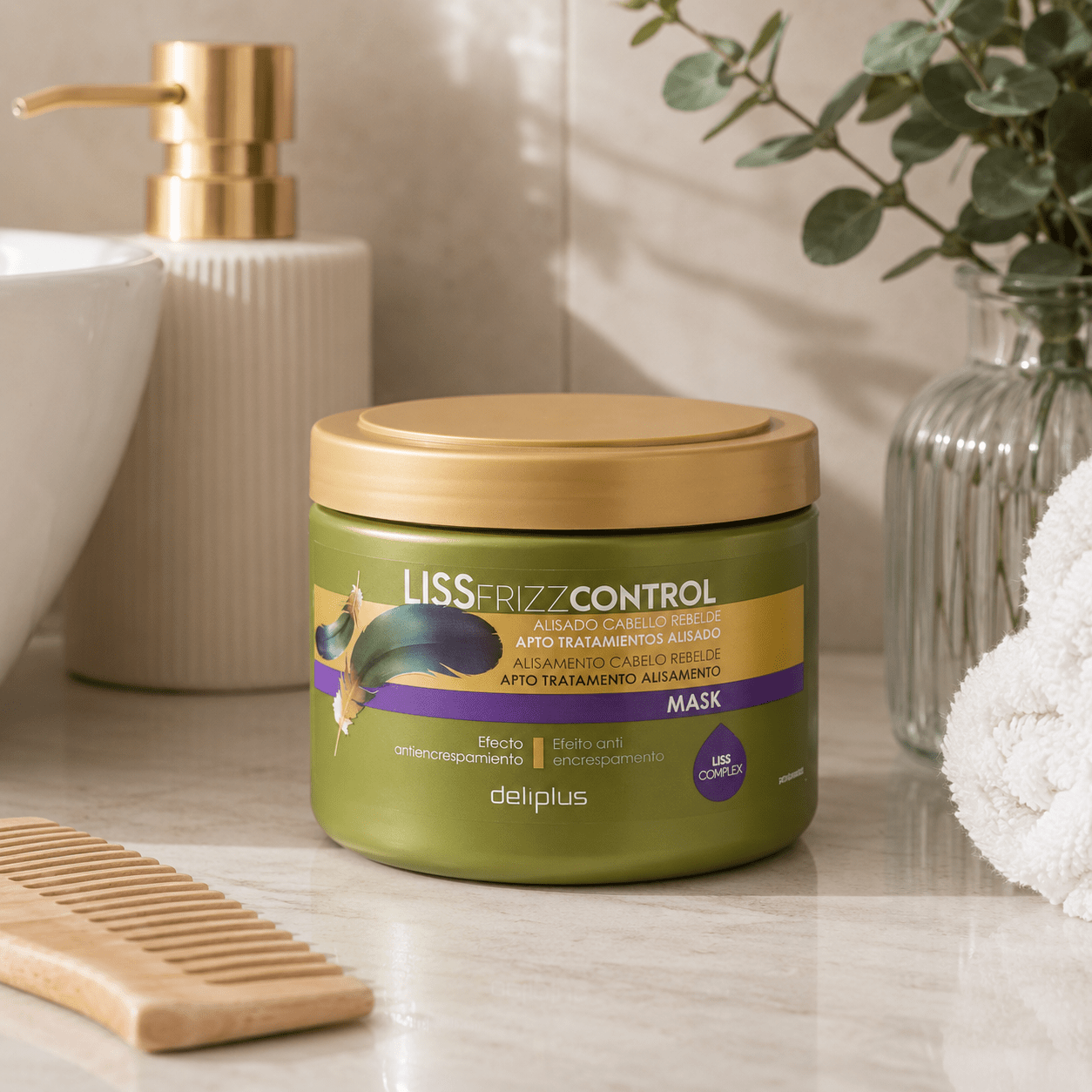 Deliplus - Masque Lissant Anti-Frisottis - Espanova Store