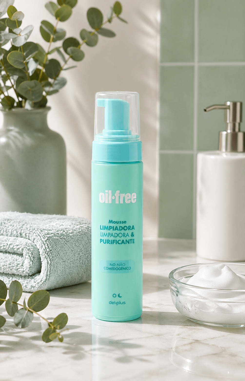 Deliplus - Mousse Nettoyante Visage Oil Free - Espanova Store