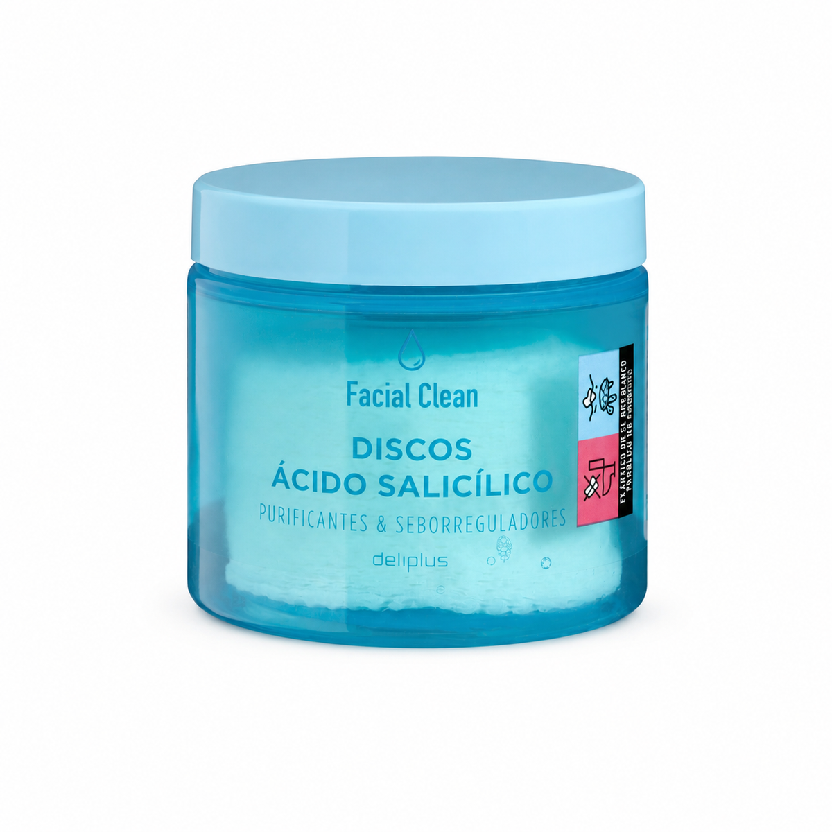 Deliplus – Disque Acide Salicílique Purifiants et Séborégulateur