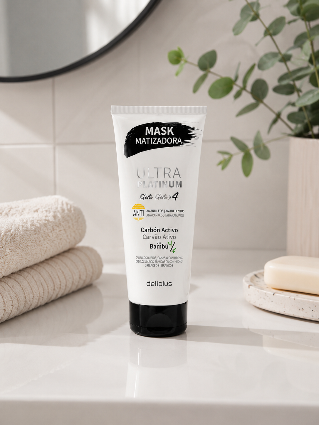 Deliplus - Masque Déjaunissant Ultra Platinum